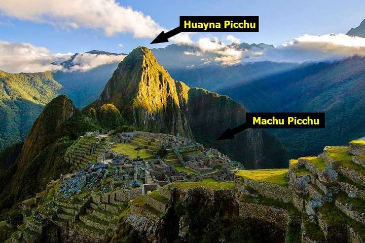 La montaña Huayna Picchu.