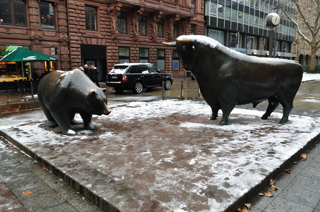 El toro y el Oso en Frankfurt