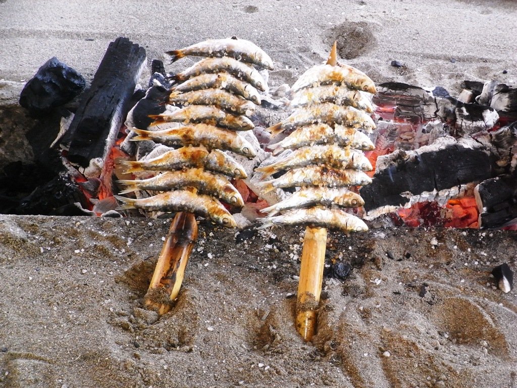 Espeto de sardinas, Málaga
