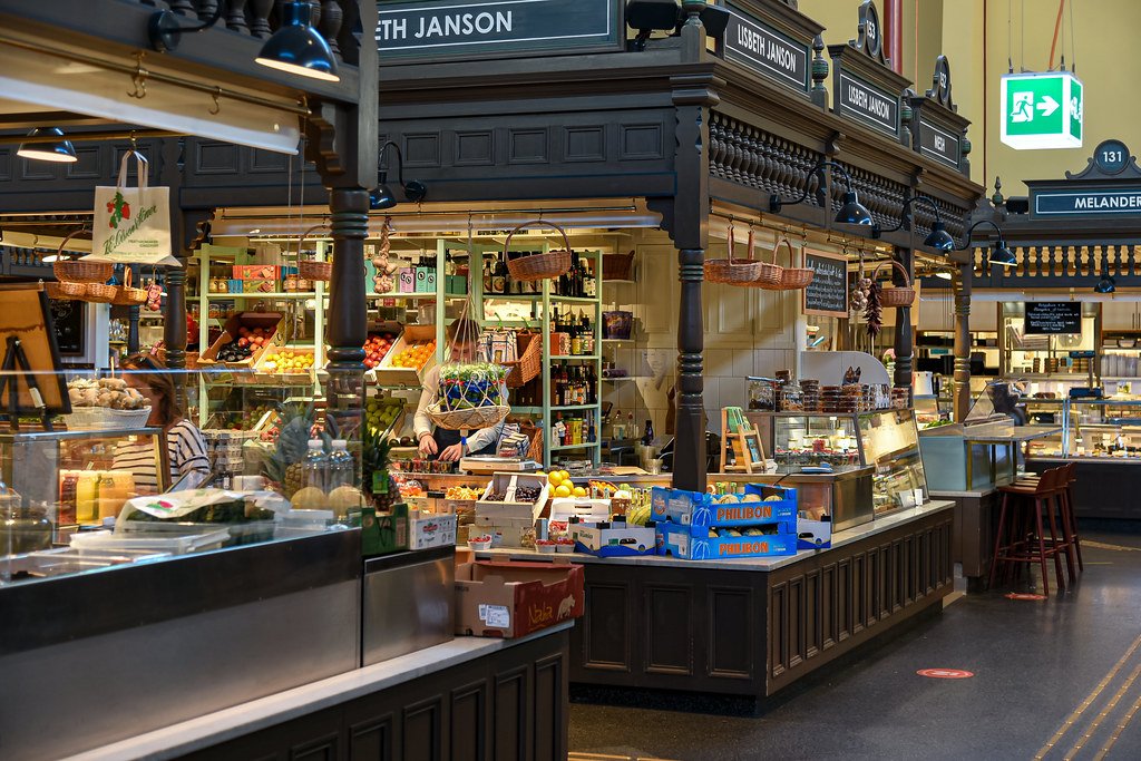 Mercado gastronómico de Saluhall en Gotemburgo