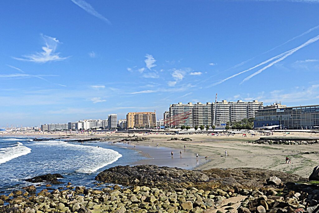 Playa de Matosinhos en Oporto