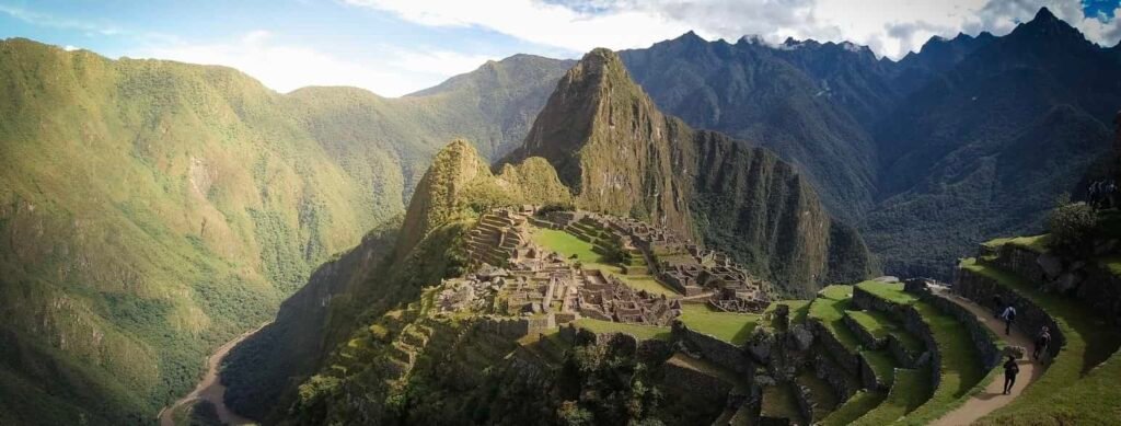 Vista panorámica del Machu Picchu.