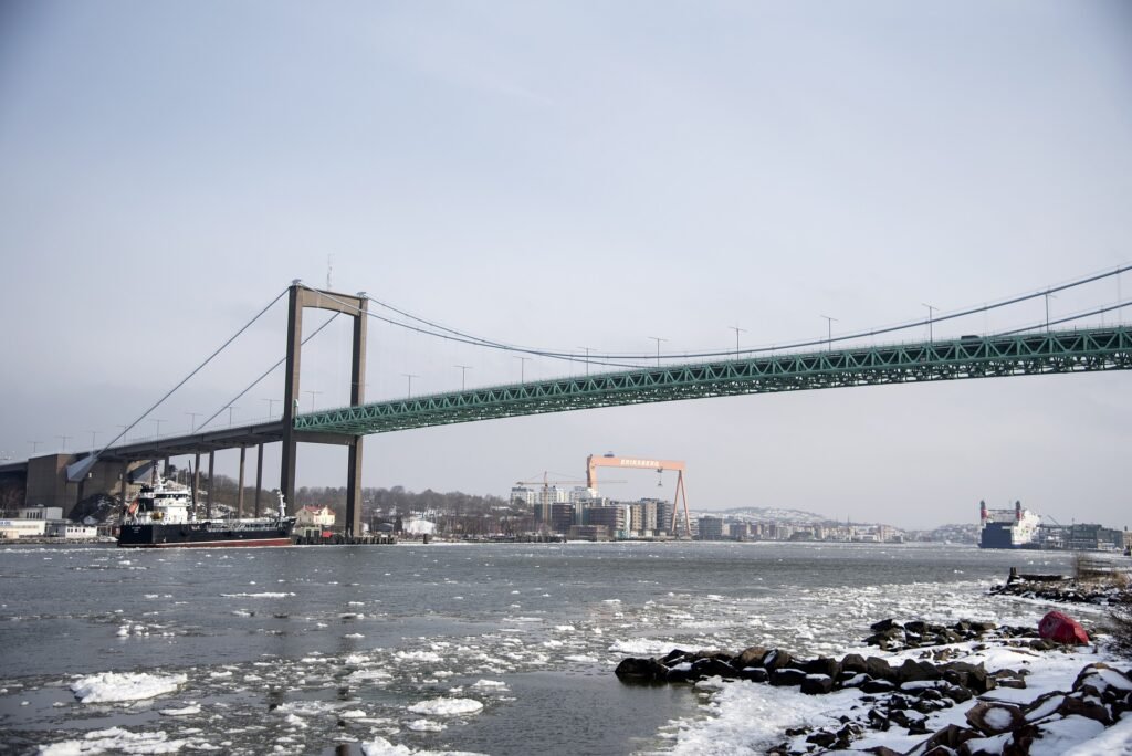 El puente nevado de Gotemburgo