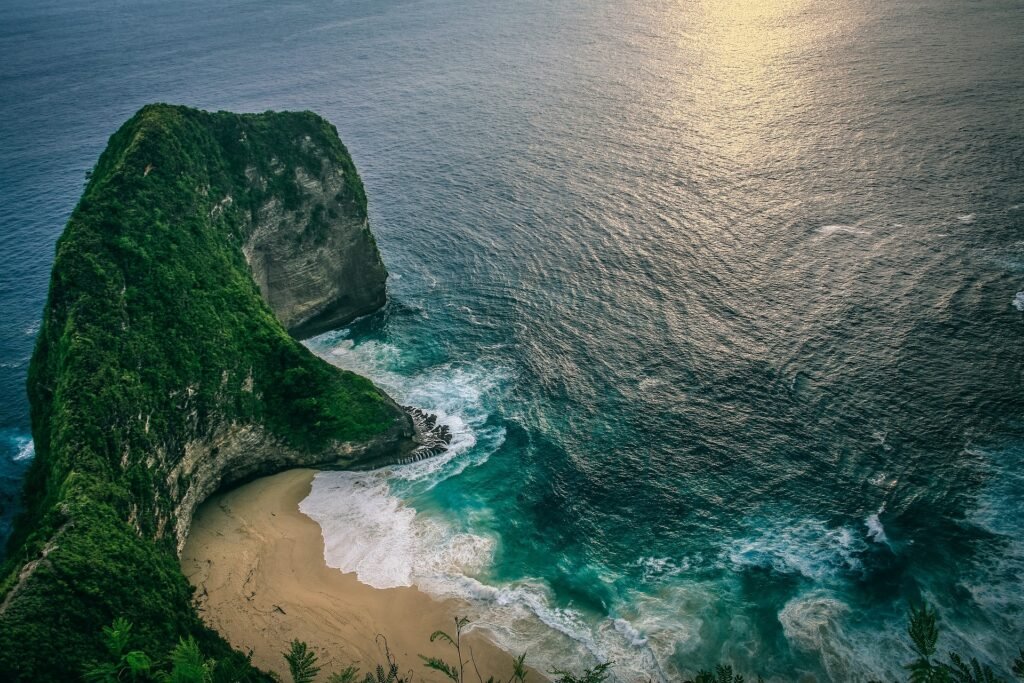 Una playa paradisiaca de Bali.