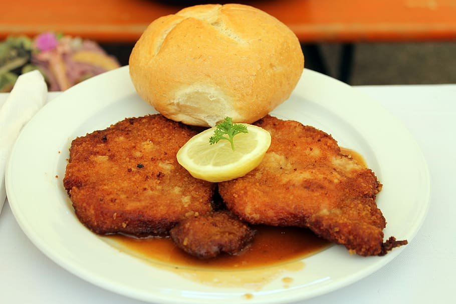 Schnitzel. comida típica de Berlín