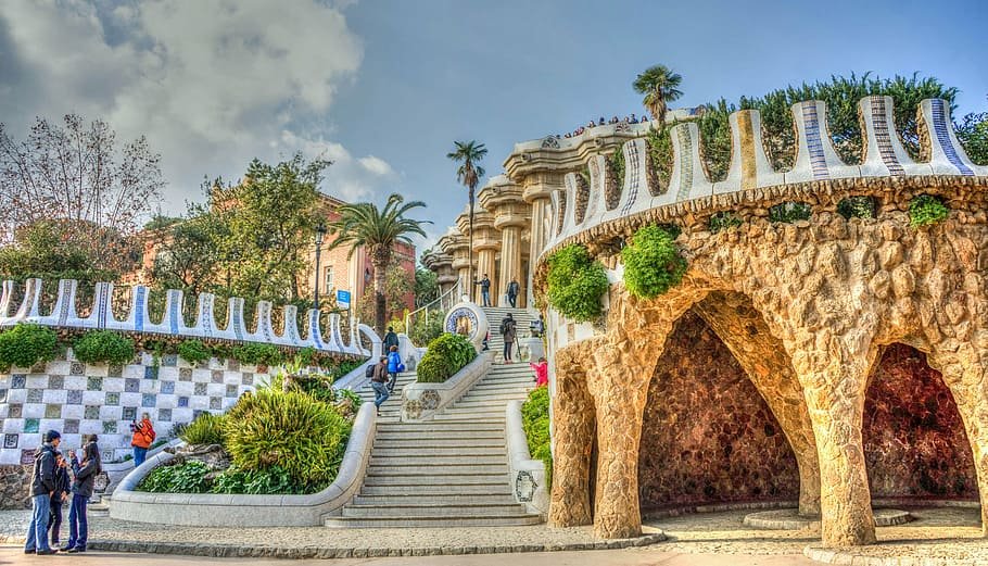El parque Güel de Barcelona.