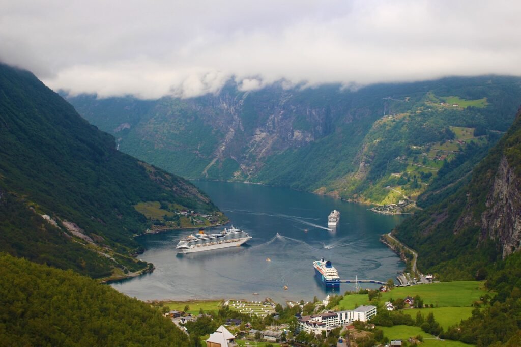 El fiordo de Geiranger, en los fiordos noruegos