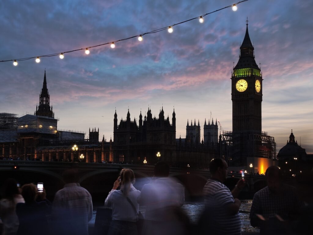 Foto del Big Ben de noche en Londres
