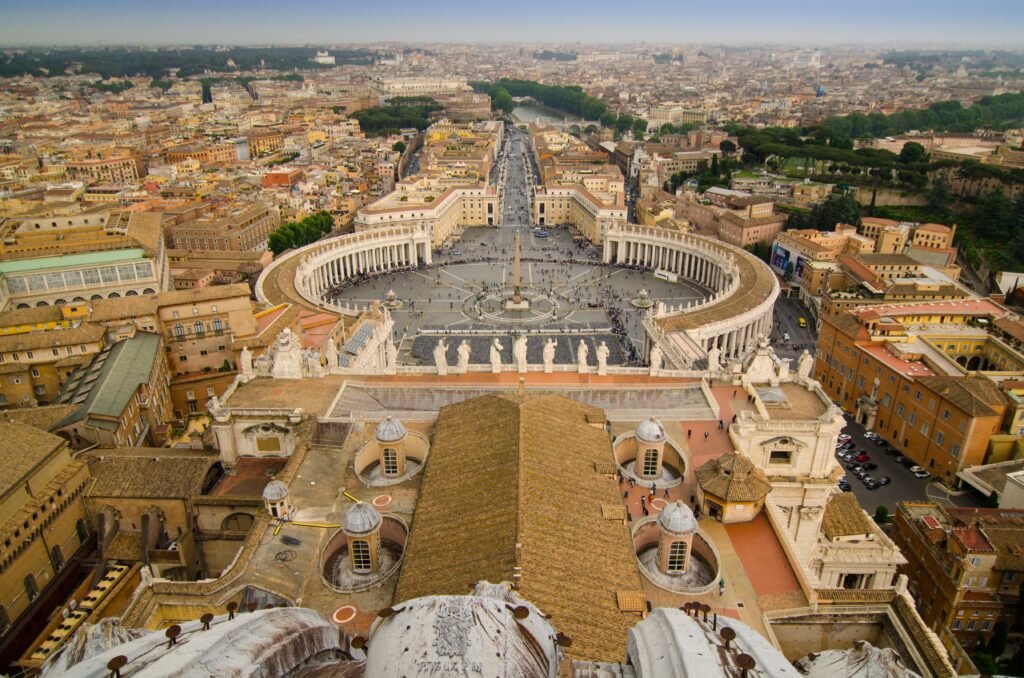 Vista panorámica de la Ciudad del Vaticano