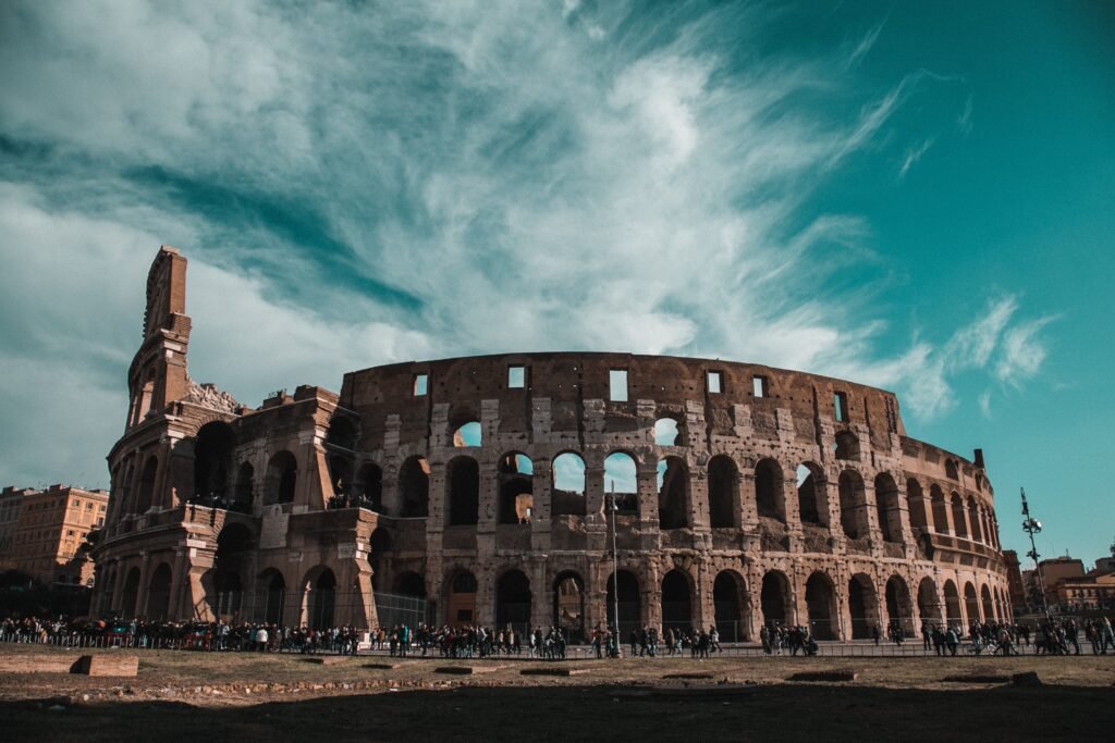 Roma y el Coliseo y la Ciudad del Vaticano