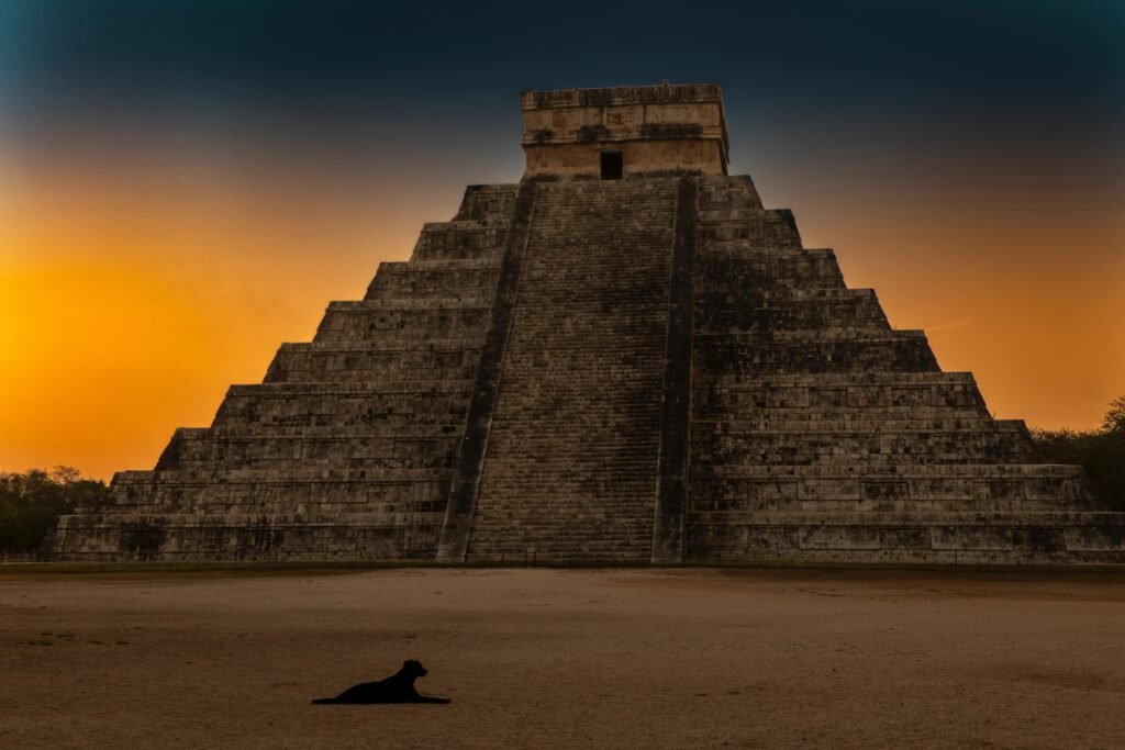 El templo de Kukulcán en Chichen Itza.