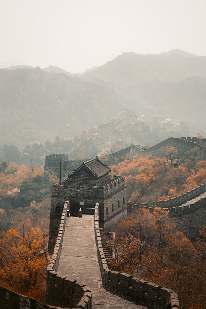 La muralla China en otoño