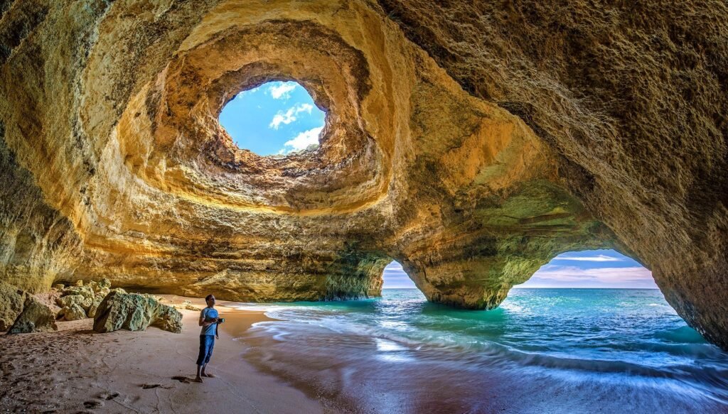 Cueva marina de El Algarve, Portugal