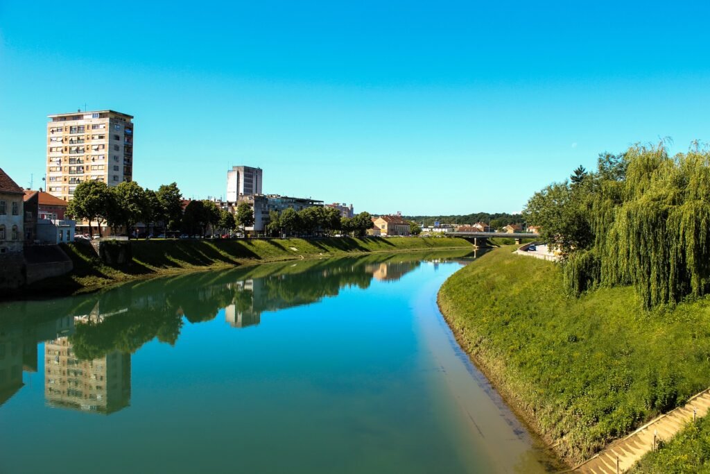 Ciudad de Karlovac en Croacia