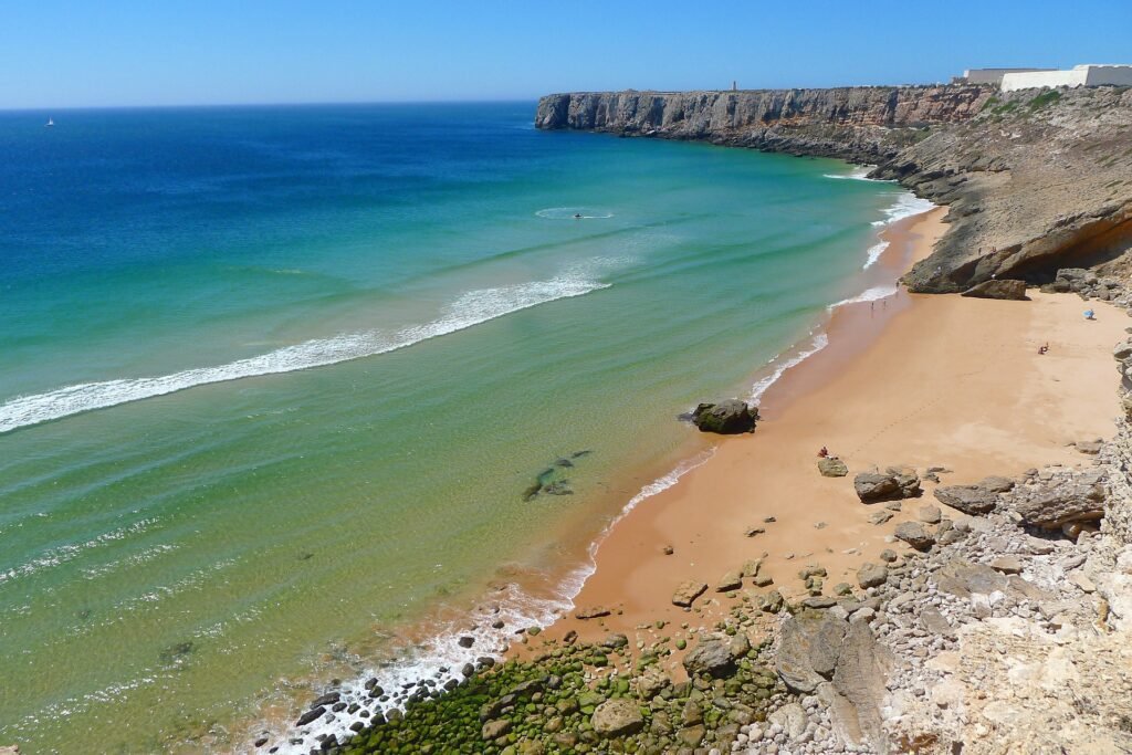 Foto de una playa de el Algarve, Portugal