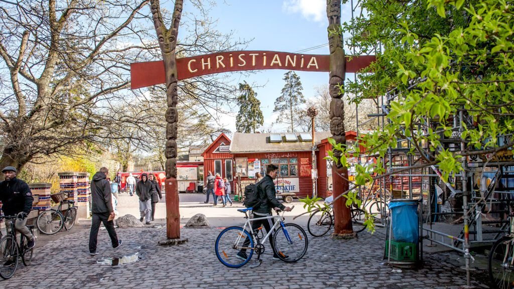 El barrio de Christiania en Copenhague