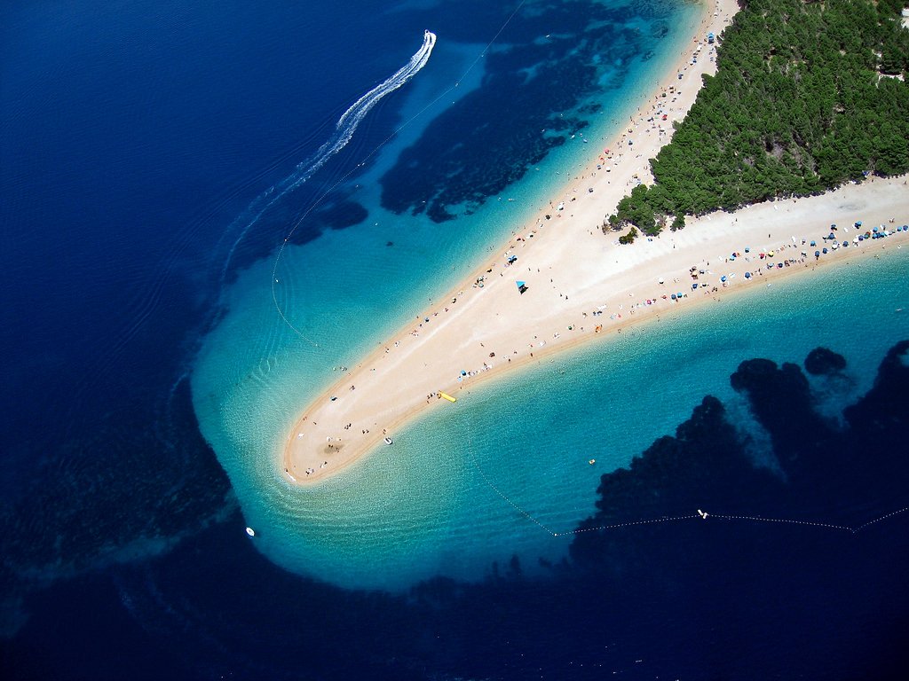 Playa de Zlatni Rat, Croacia