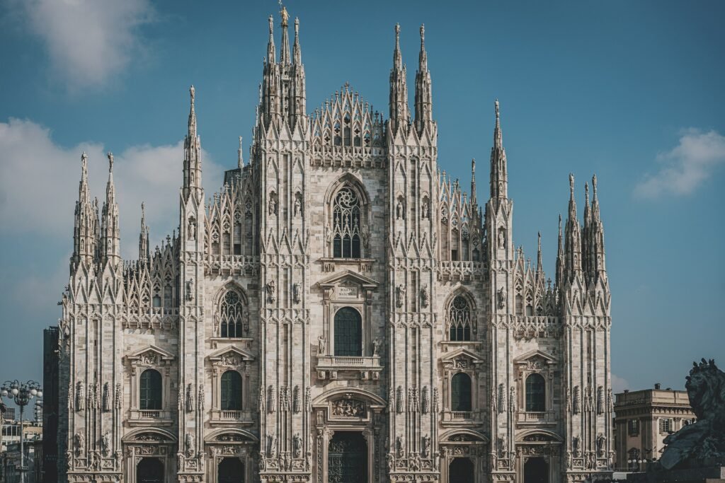 La ciudad de Milán en Italia