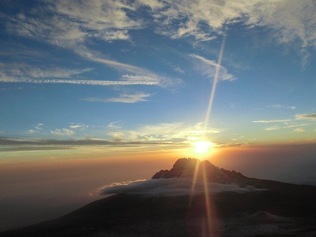 El monte Kilimanjaro en África