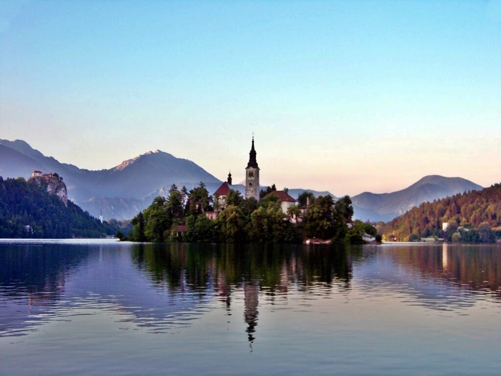 Lago Bled en Eslovenia