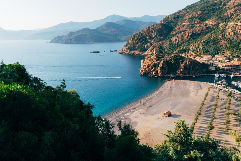 La isla de Córcega en Francia