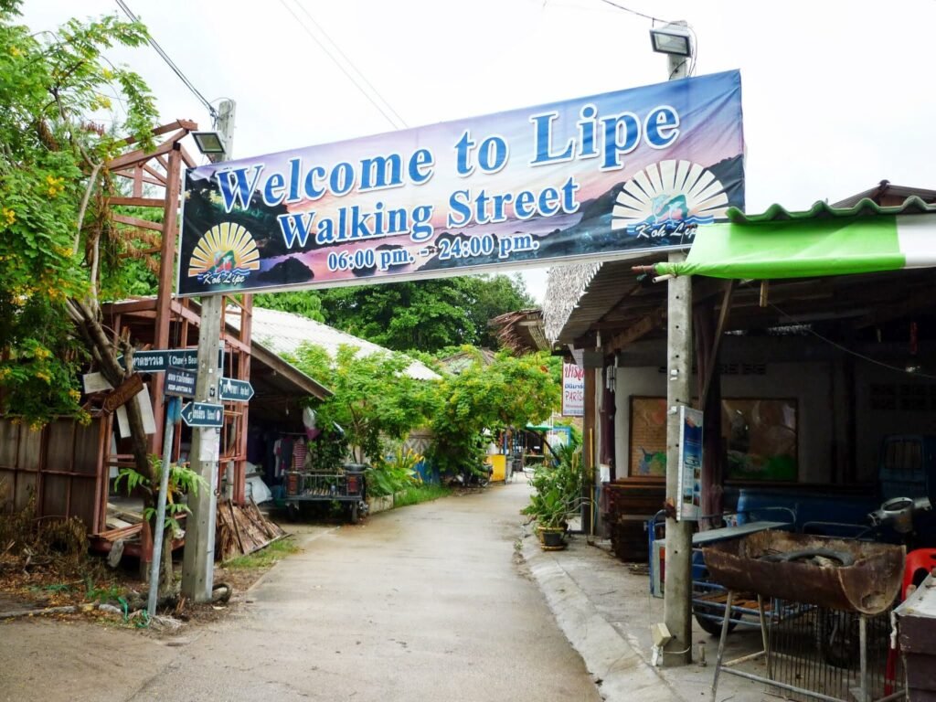 Walking Street en la isla de Koh Lipe