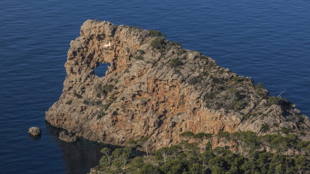 El mirador de Sa Forada en Deià