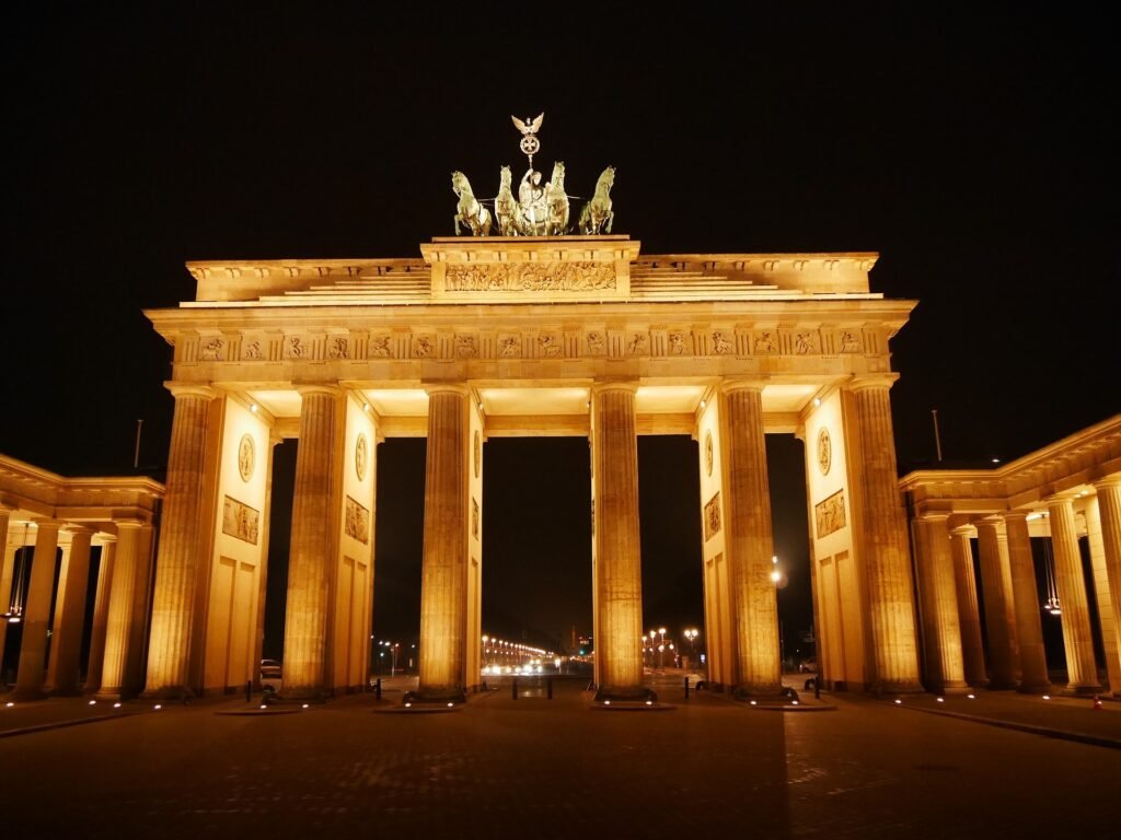 Puerta de Brandenburgo en Berlín Alemania