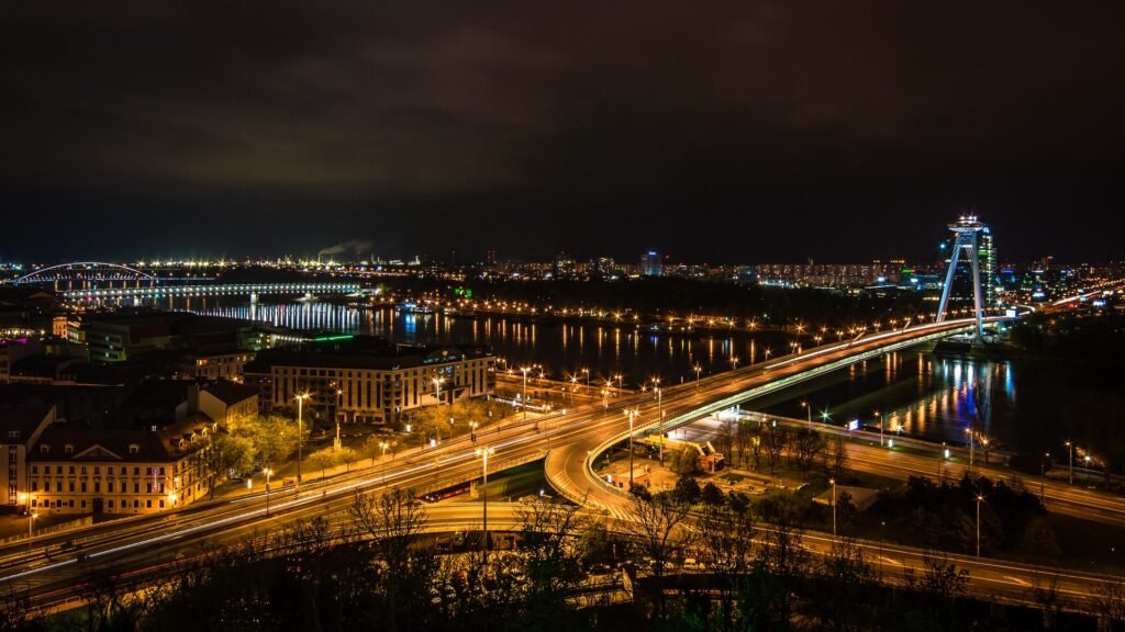 Bratislava, Eslovaquia junto al río Danubio