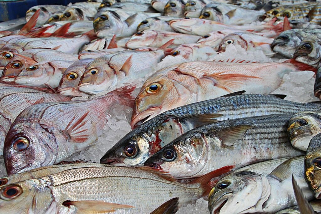 Un mercado de Pescado