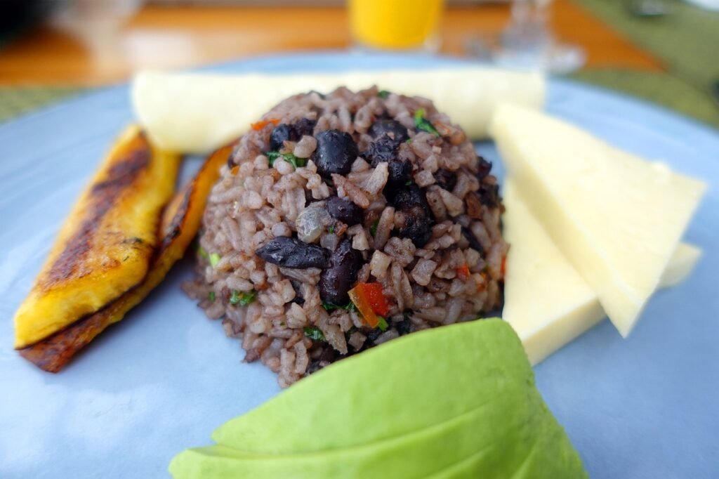 gallo pinto, plato típico costarricense