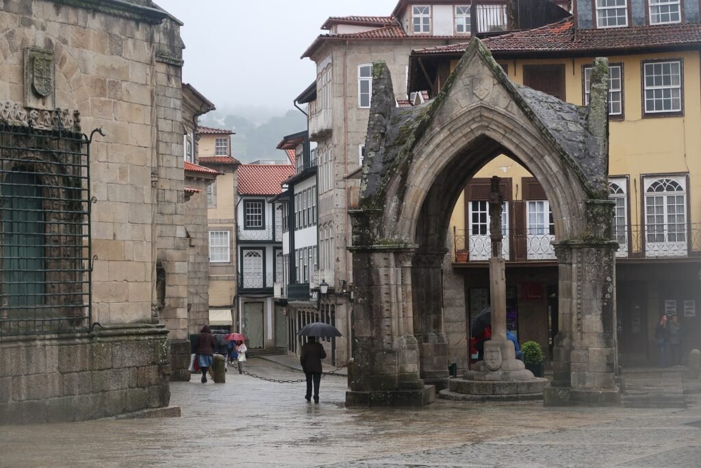 El Centro Histórico de Guimaraes, Portugal