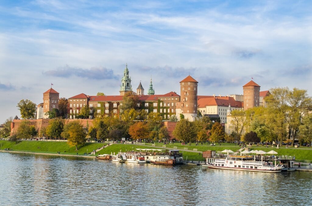 El Castillo de Wawel en Cracovia, Polonia