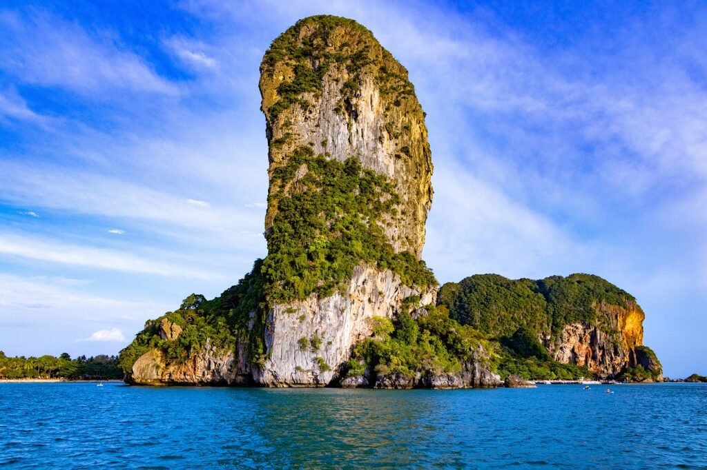 La montaña de Railay en la región de Krabi