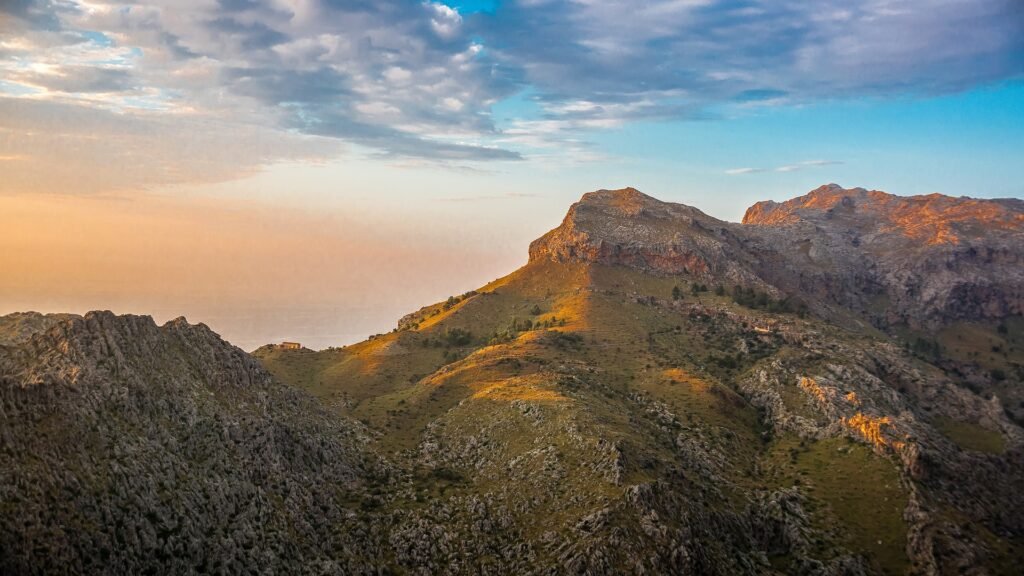 Sierra de Tramuntana en Fornalutx en Mallorca