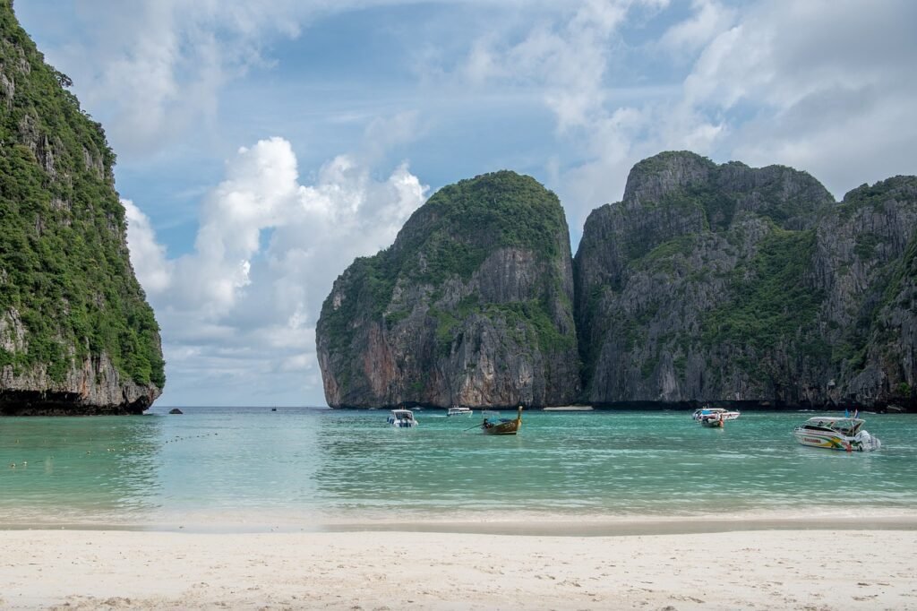 Phi Phi Island en la región de Krabi de Tailandia