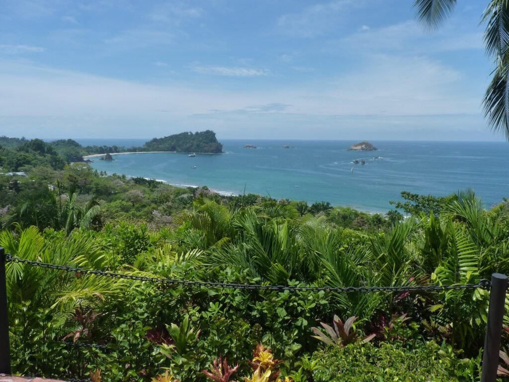 La costa de Manuel Antonio en Costa Rica