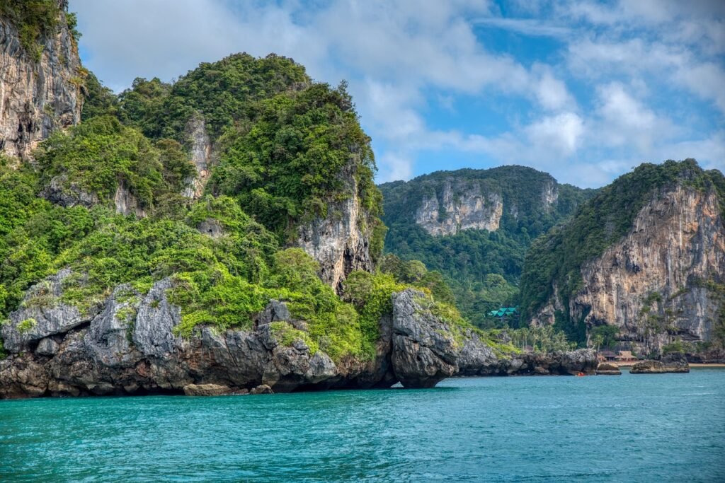 La costa de Krabi en Tailandia