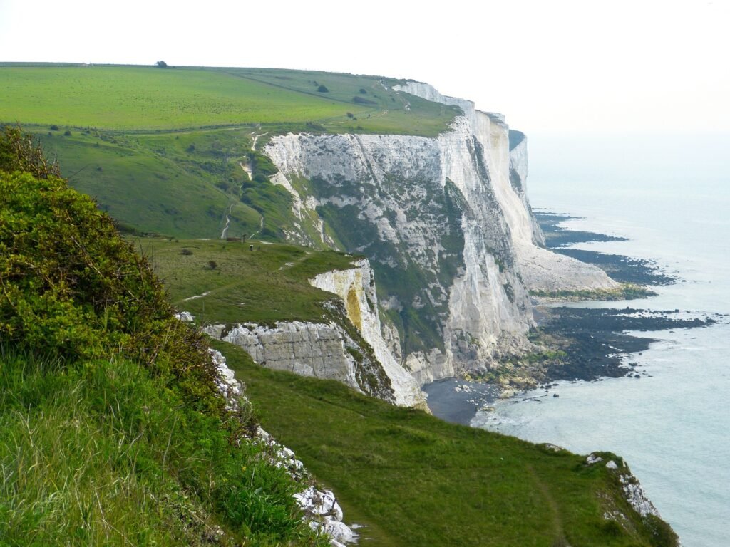 Los acantilados de Dover, Inglaterra
